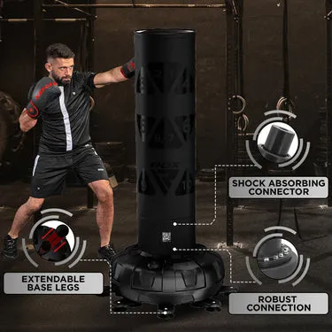 RDX KT Ronin 6ft sacco boxe base terra + guantini