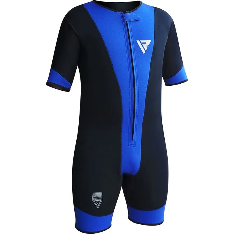 RDX 1U Tuta Sauna Neoprene con Zip per Sudorazione