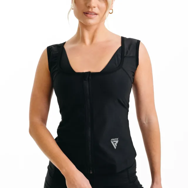 RDX W2 canotta sudorazione donna zip termica