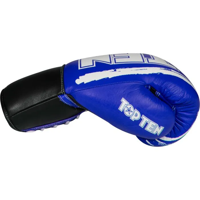 TOP TEN RoundUP guantoni boxe pelle vera 100% EVA