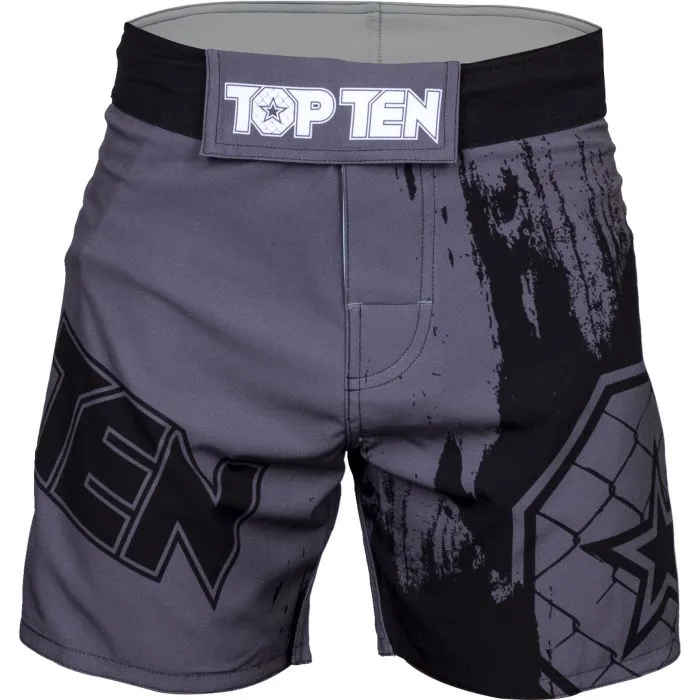 TOP TEN Power Ink Pantaloncini MMA elasticizzati