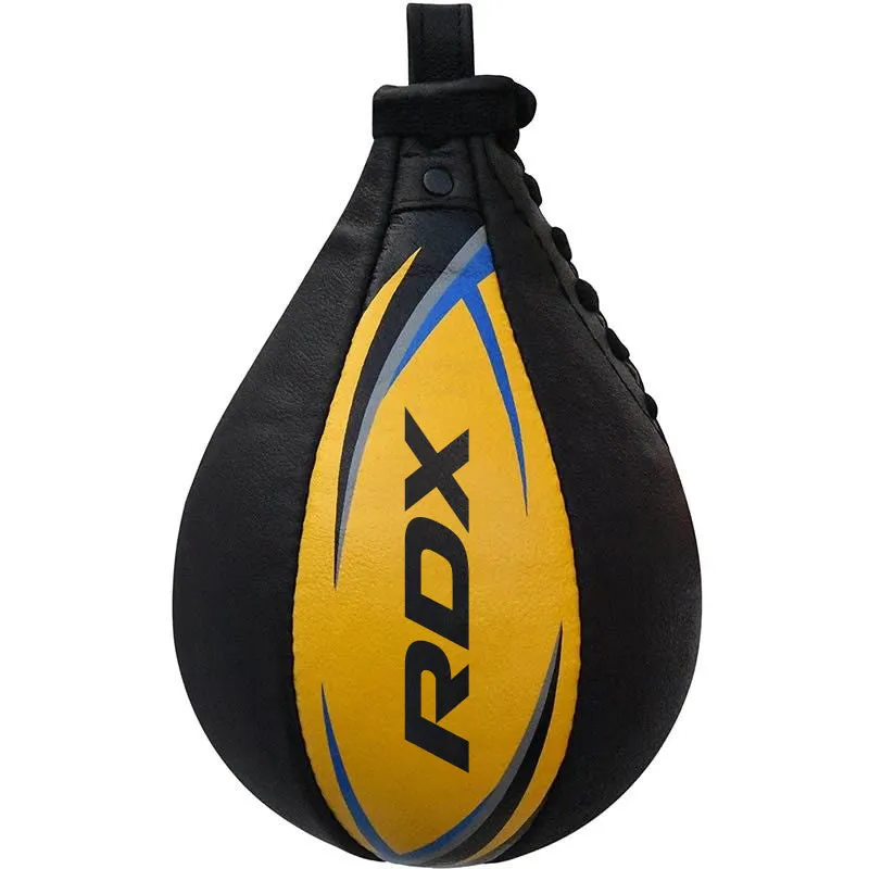 RDX 2Y Pera Veloce Boxe Pelle Gialla