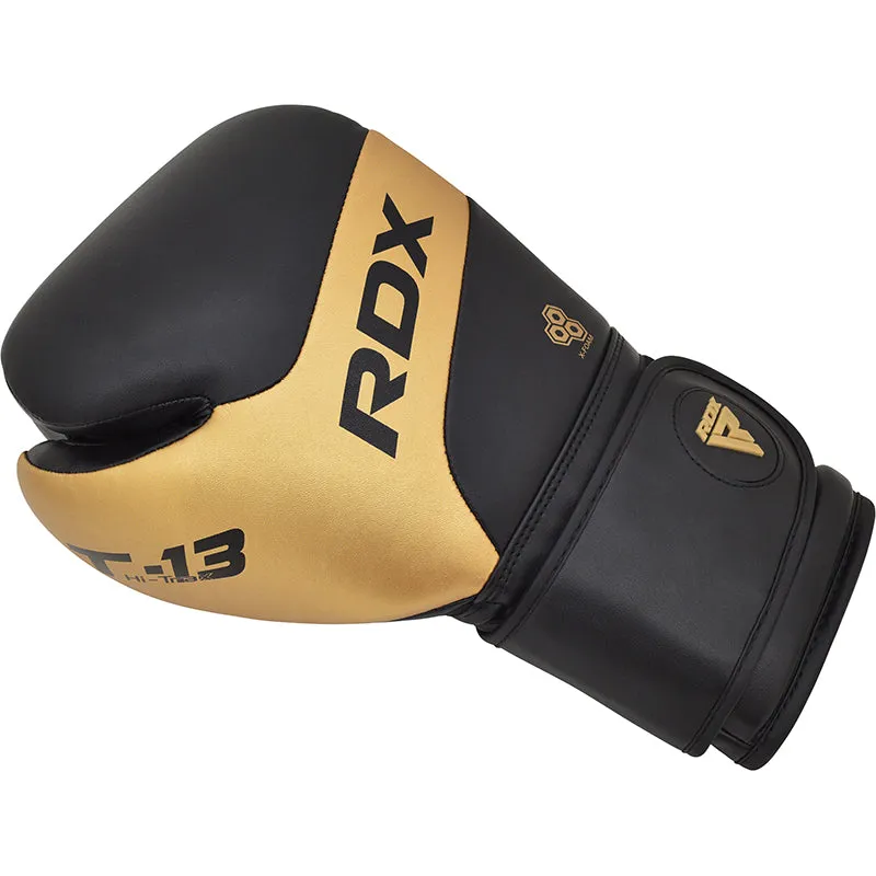 RDX T13 guanti boxe allenamento 12oz rossi ventilati