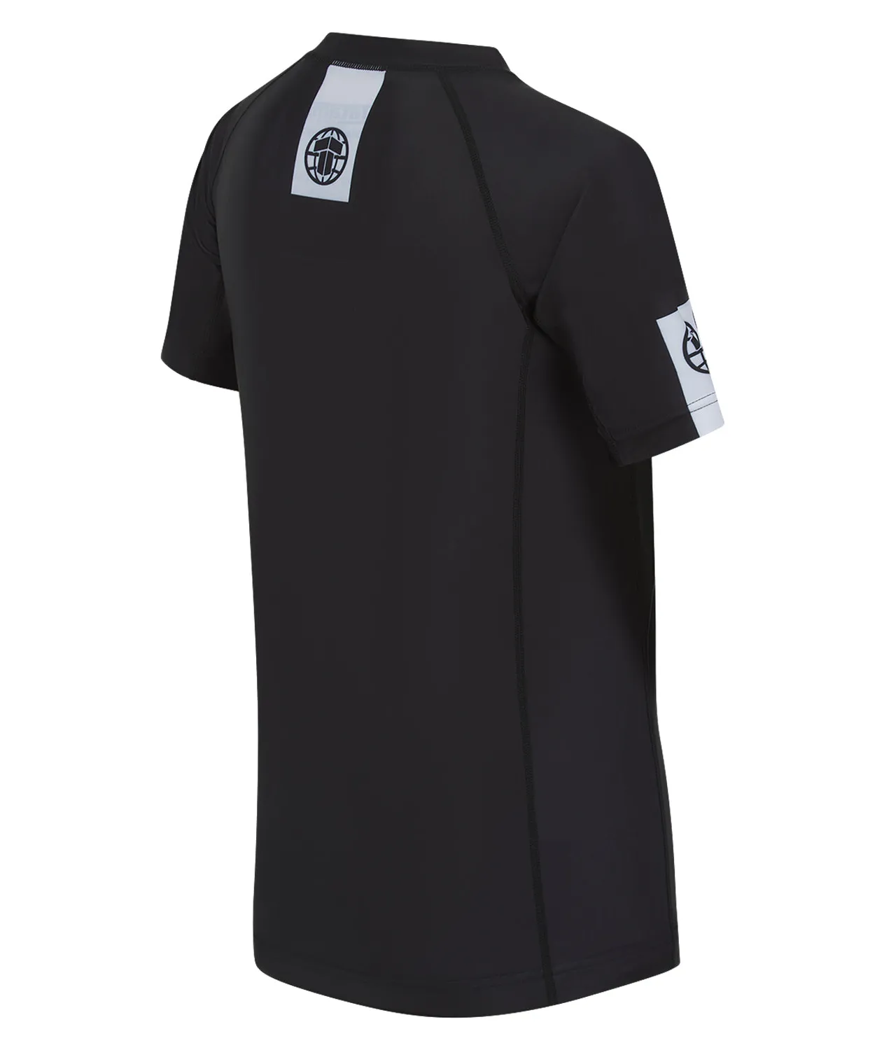 Tatami IBJJF Ranked rash guard manica corta nero cintura nera