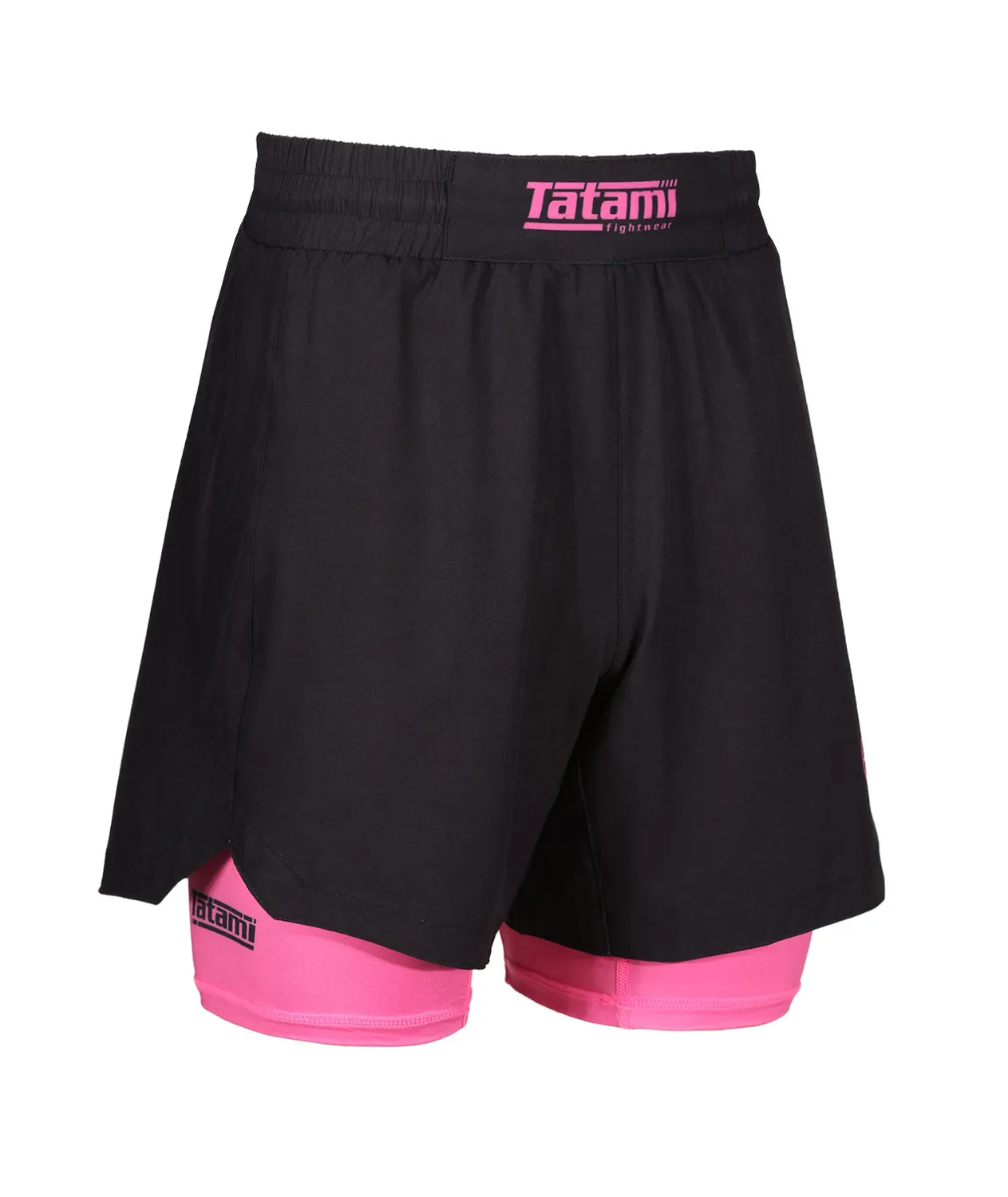 Tatami Dual Layer Grappling Shorts donna rosa