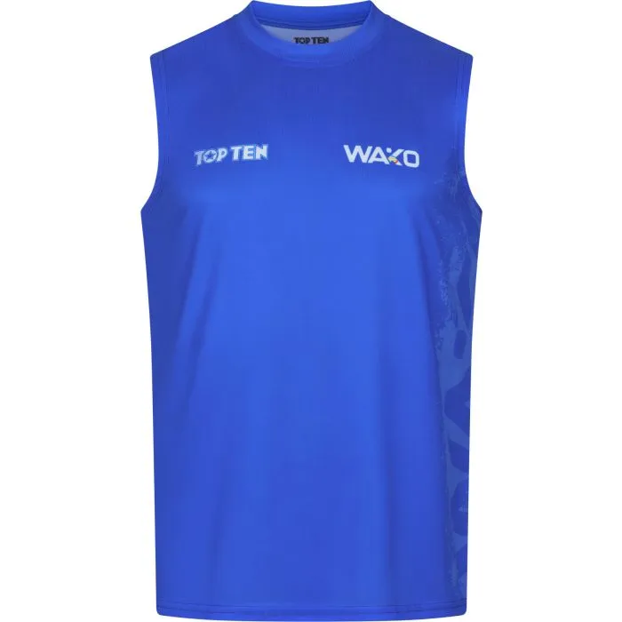 TOP TEN WAKO Kick Light t-shirt kickboxing poliestere