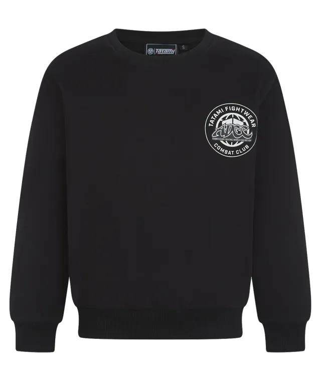 Tatami X ADCC Combat Club felpa bambino nera oversize pesante