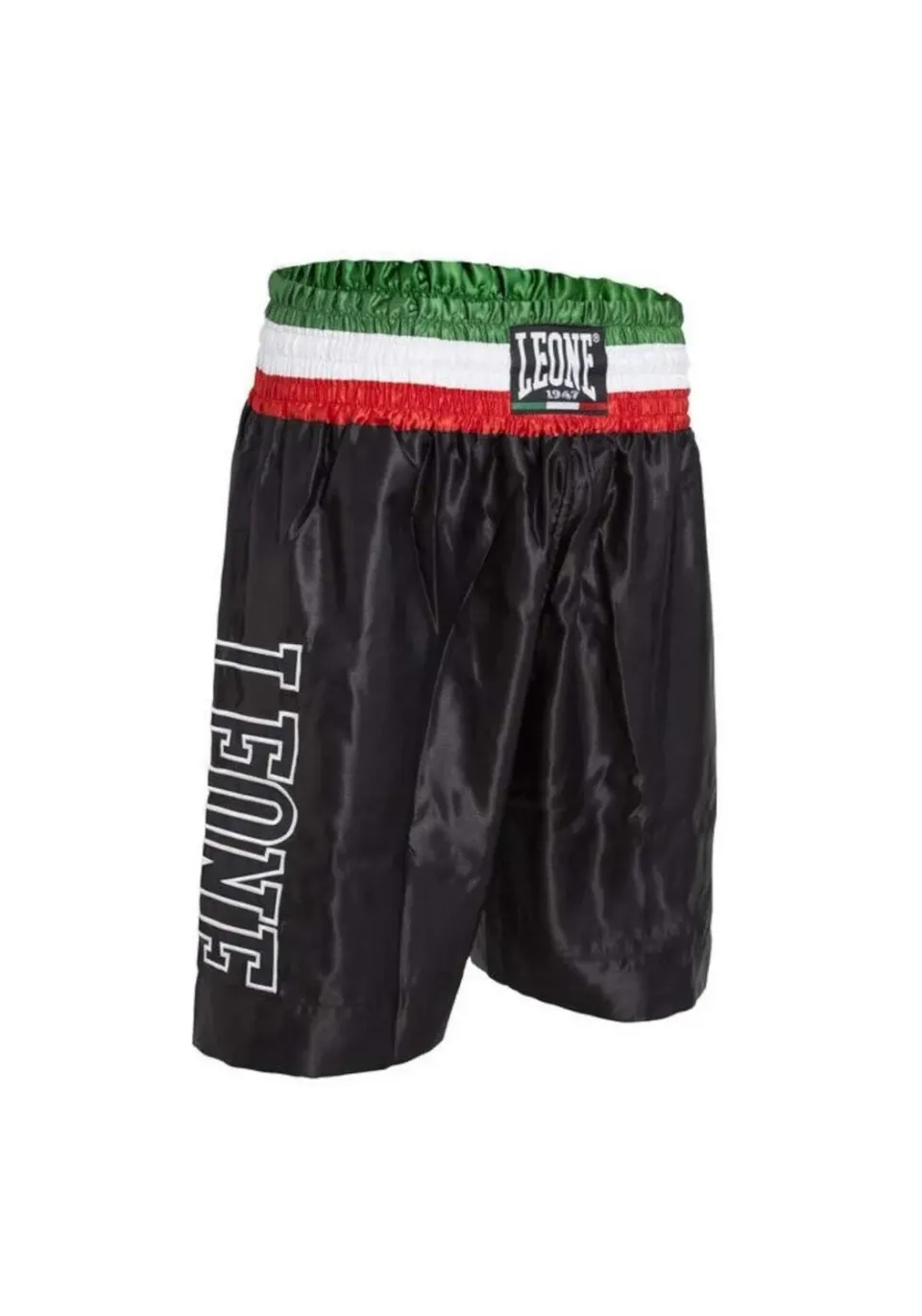 Leone 1947 AB733 pantaloncino boxe satin tricolore