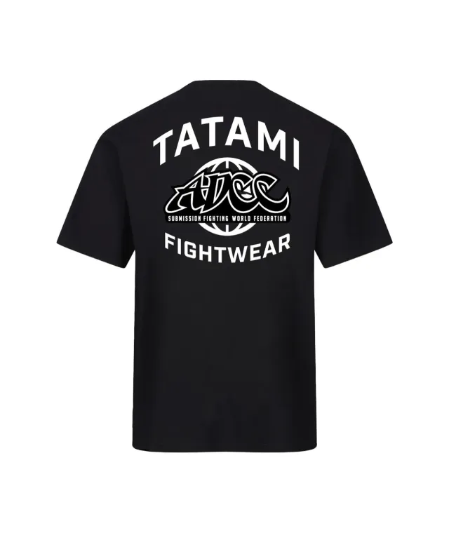 Tatami X ADCC T-Shirt Bambino Nera 9-11 Cotone