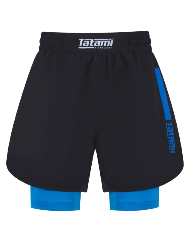 Tatami Ranked Hybrid Shorts Donna Blu cintura blu