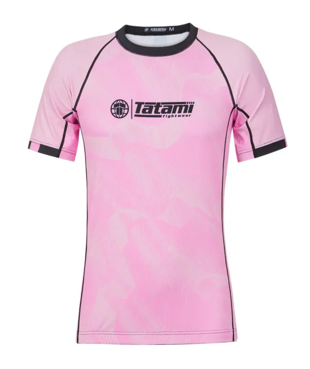 Tatami Nomad rash guard bambino rosa nero