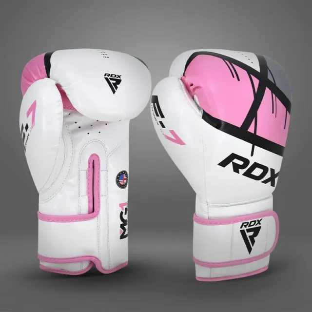 RDX F7 Ego guanti boxe donna rosa 8oz pelle