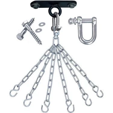 RDX X1 Catena Sacco Boxe 6 Ganci Acciaio 100 Kg
