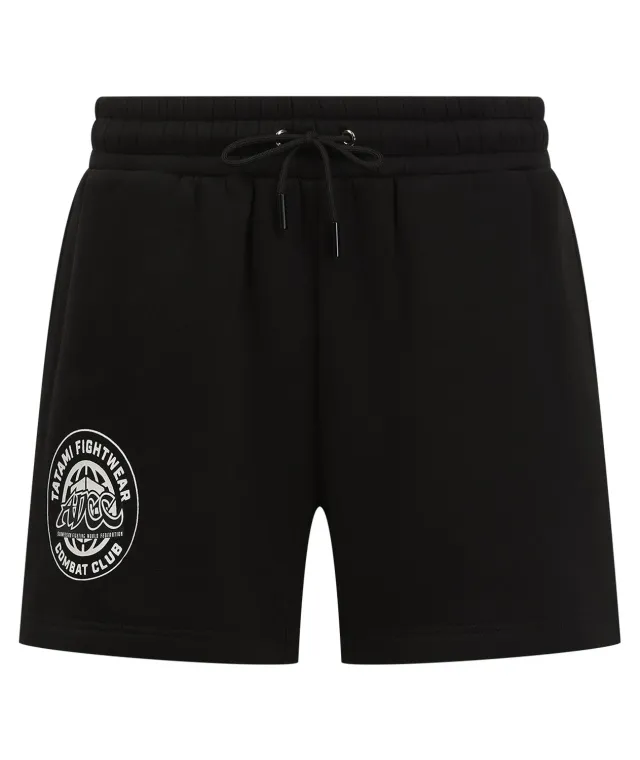 Tatami Fightwear ADCC Combat Club pantaloncini neri felpati