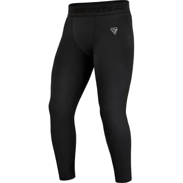 RDX T15 Leggings Compressione Uomo Neri elasticizzati