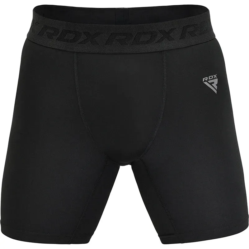 RDX T15 Shorts Compressione Neri MMA