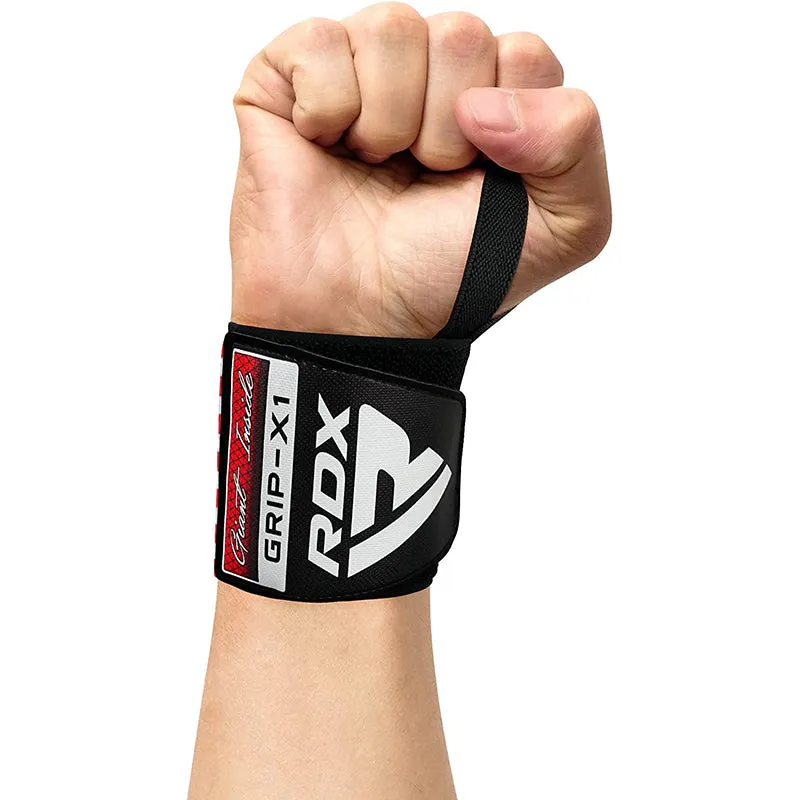 RDX W3AF polsiere palestra nere sollevamento pesi