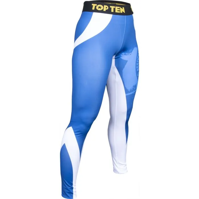 TOP TEN WAKO Stretch leggings fitness elasticizzati