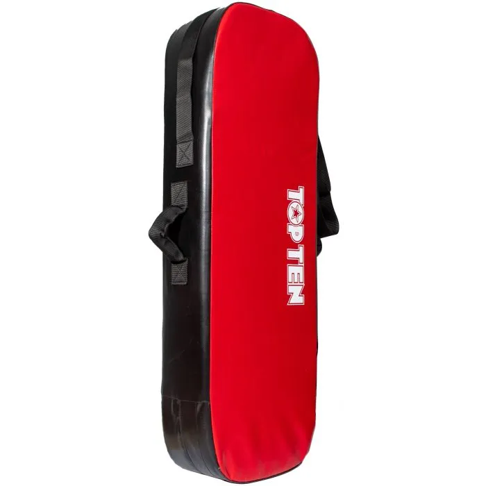 TOP TEN Kick Case Punch Pad Nero-Rosso PU