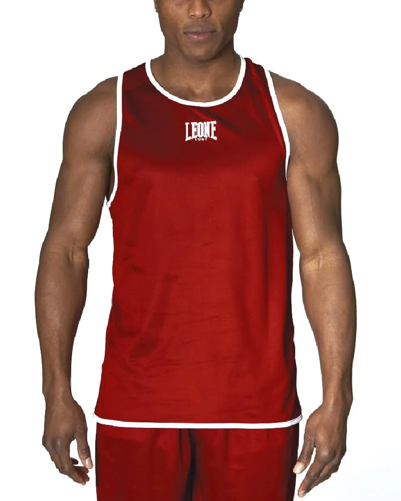Leone1947 maglietta blu-rosso S allenamento boxe