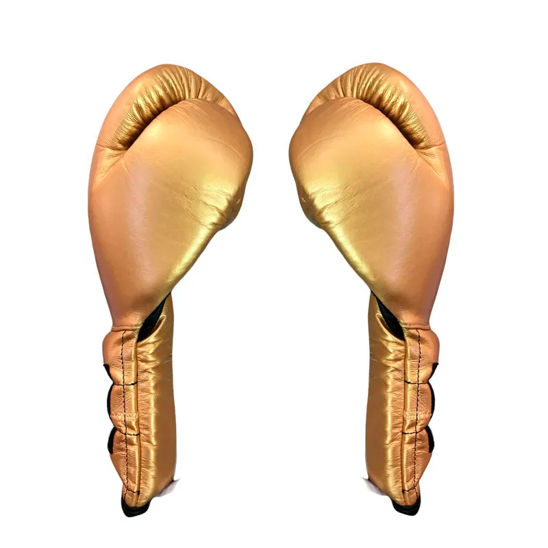 Cleto Reyes Traditional guanti boxe lacci pelle 14 oz neri