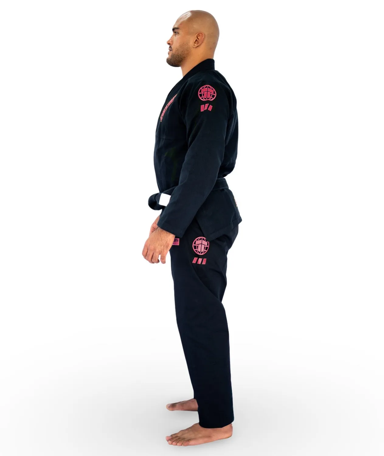 Tatami Pro Series kimono BJJ nero rosa A2L leggero