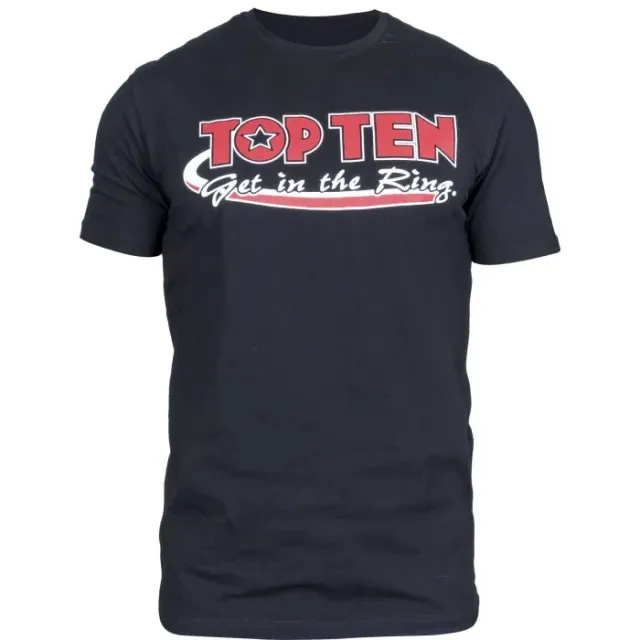 TOP TEN Original Get in the Ring T-Shirt cotone