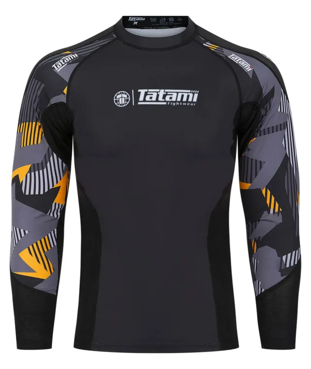 Tatami Fightwear Technical Rash Guard Maniche Lunghe Arancione