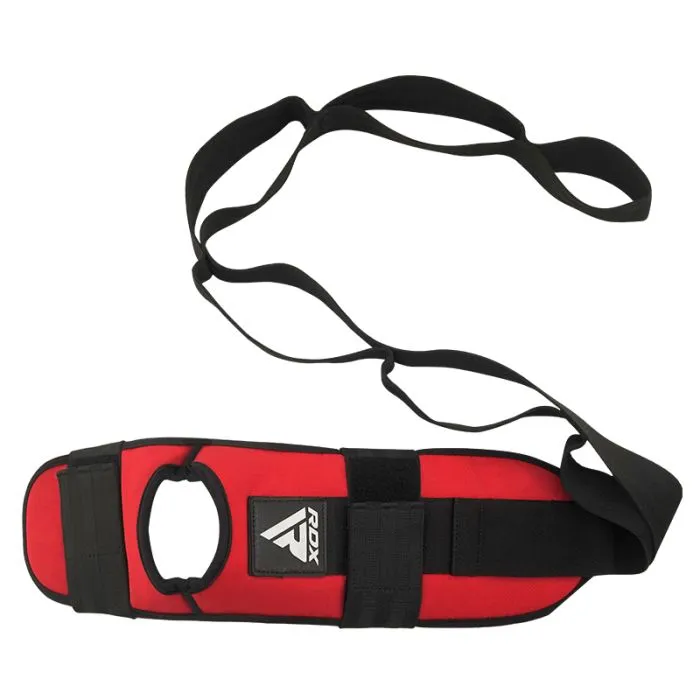 RDX Cinghia Stretching Gambe Nera Cordura Comfort