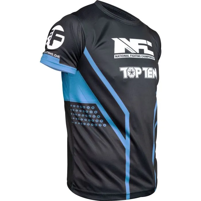 TOP TEN MMA NFC t-shirt poliestere da allenamento