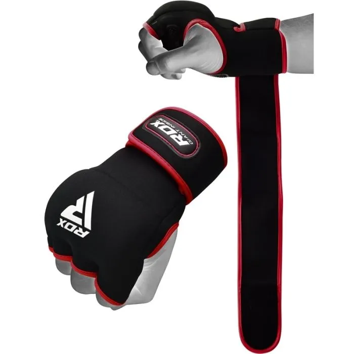 RDX X8 Sottoguanti Boxe Gel Rossi con polsiera