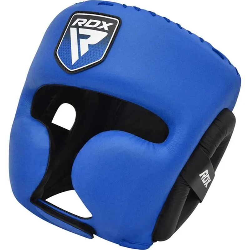 RDX Apex Casco Boxe con Protezione Guance Rosso M