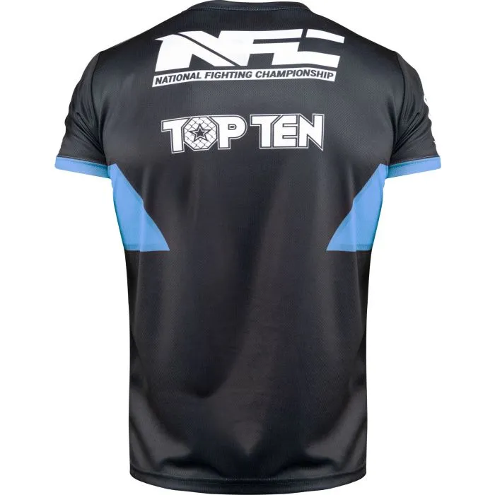 TOP TEN MMA NFC t-shirt poliestere da allenamento