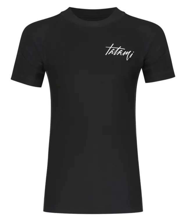 Tatami Rupture rash guard bambino maniche corte nero