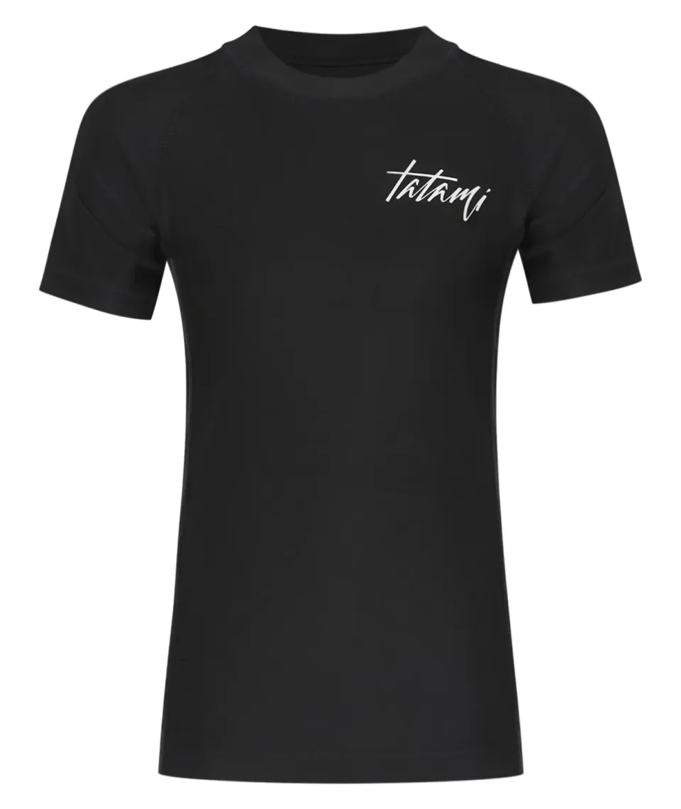 Tatami Rupture rash guard bambino maniche corte nero