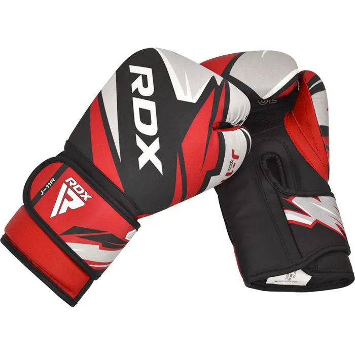 RDX J11 Guanti da Boxe Bambini 6 oz Rossi Resistenti