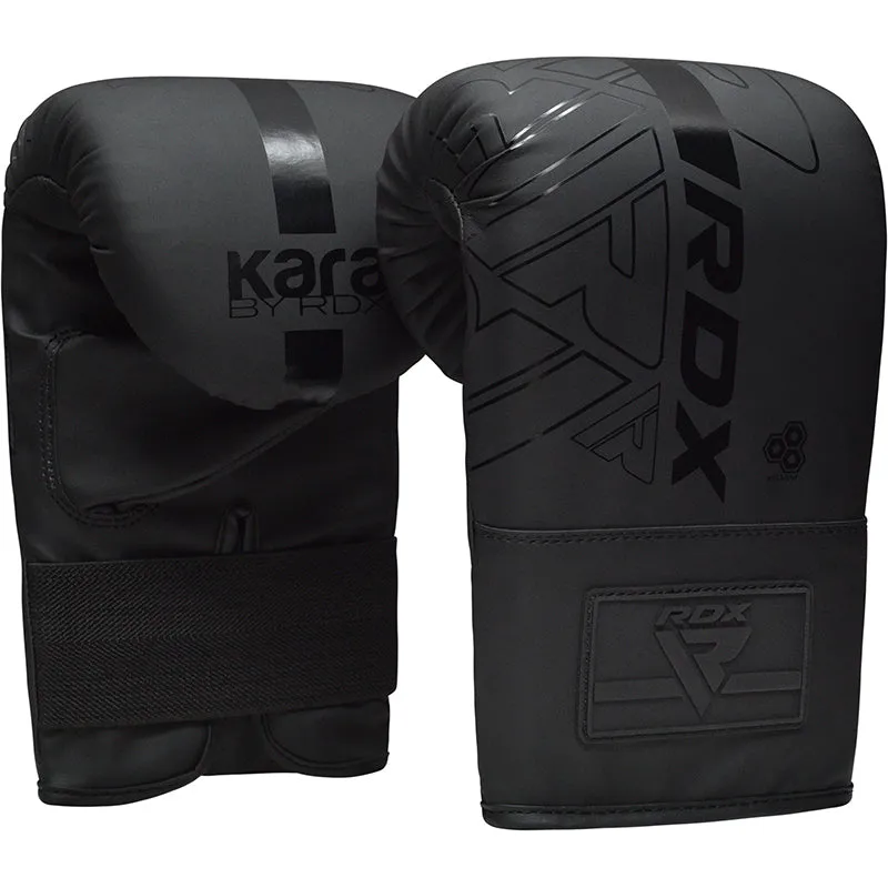 RDX Sacco Boxe Maize Nero Riempito Pelle Sintetica