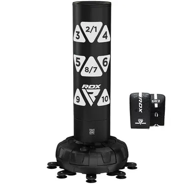 RDX KT Ronin Sacco Boxe Base Bianco 6ft con Guanti