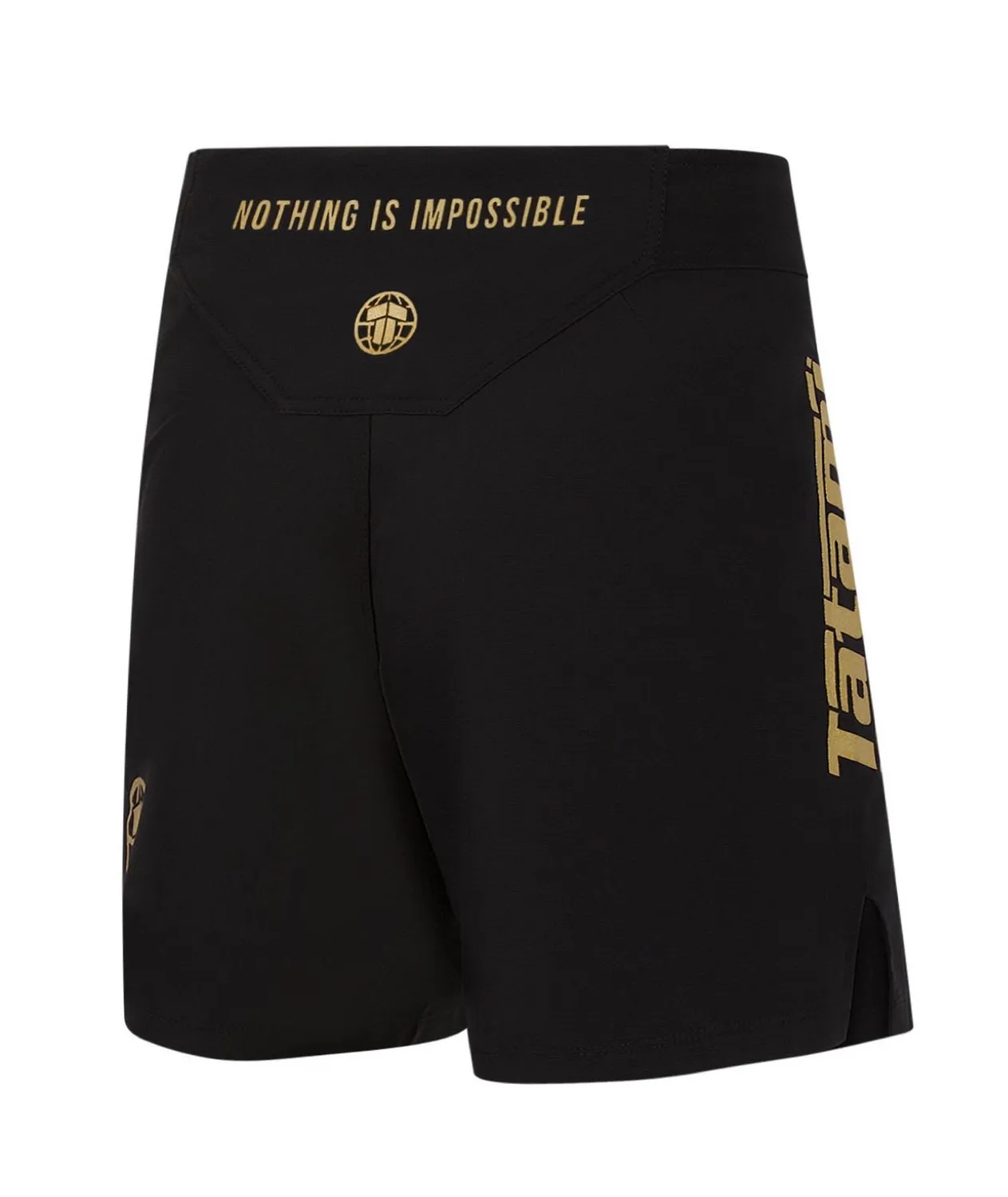 Tatami Pro Grappling pantaloncini no-gi nero oro