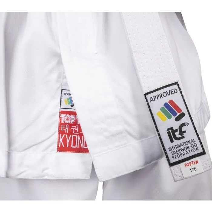 TOP TEN Kyong dobok ITF cotone-poliestere