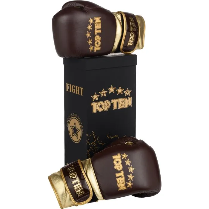 TOP TEN Prestige guanti boxe pelle vera