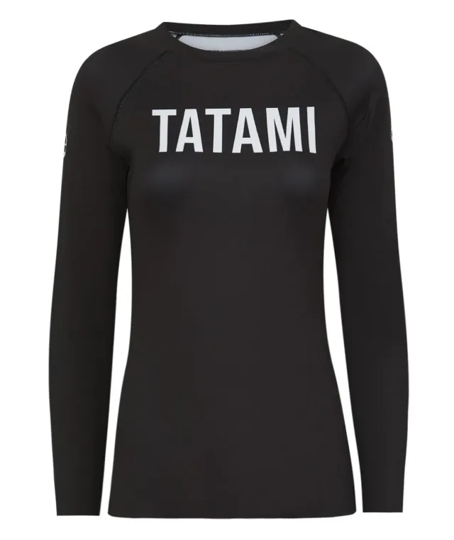 Tatami Helena rash guard donna nera maniche lunghe