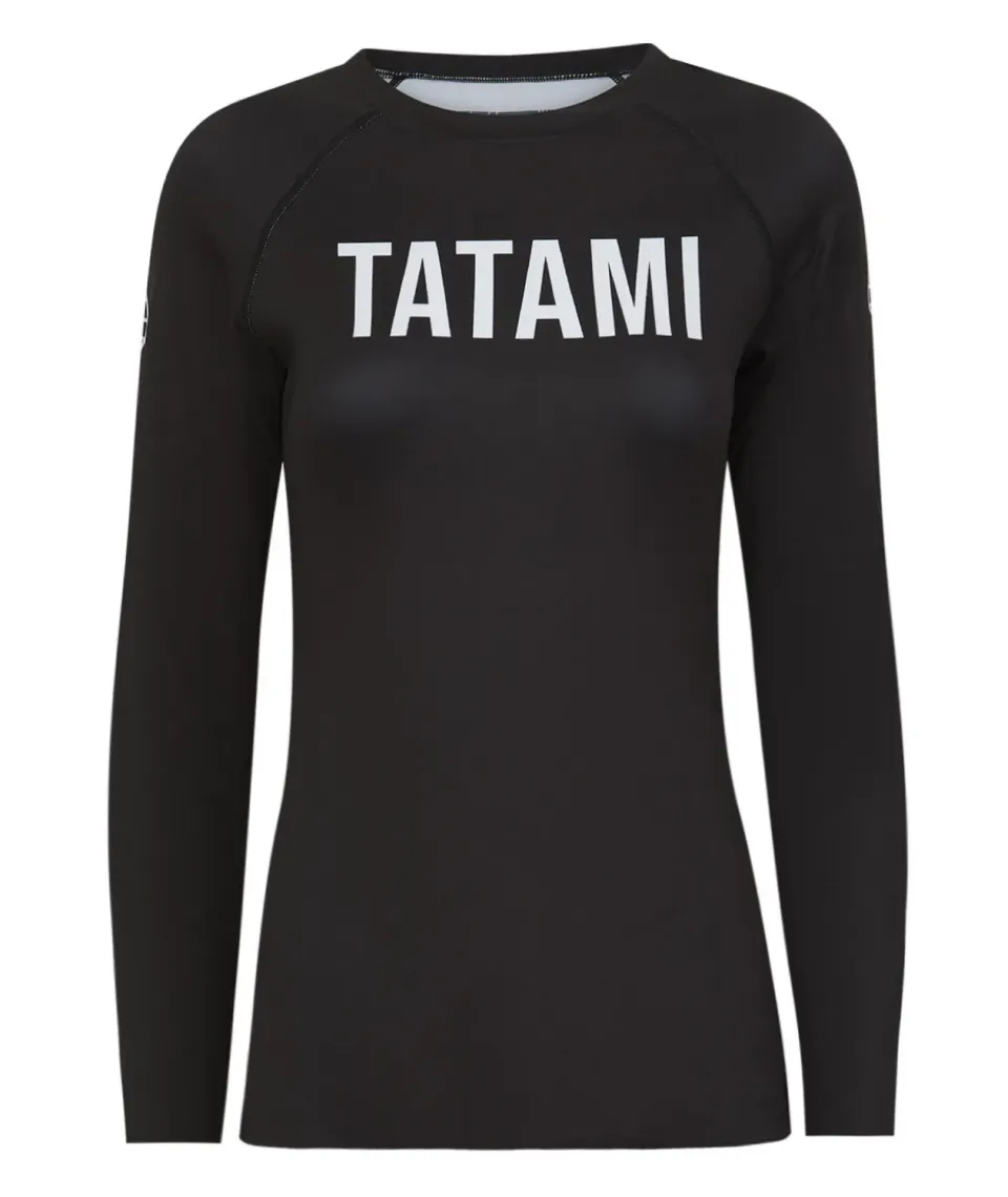 Tatami Helena rash guard donna nera maniche lunghe
