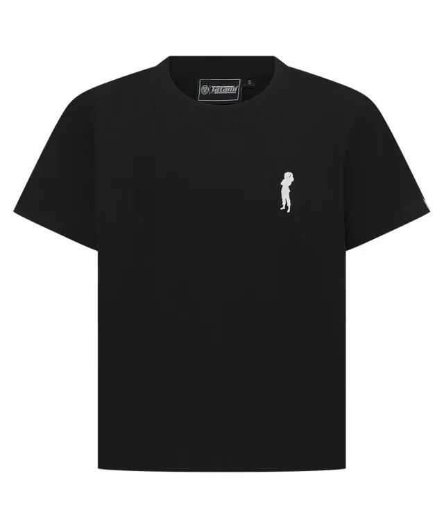 Tatami Helena t-shirt bimbi nera in cotone