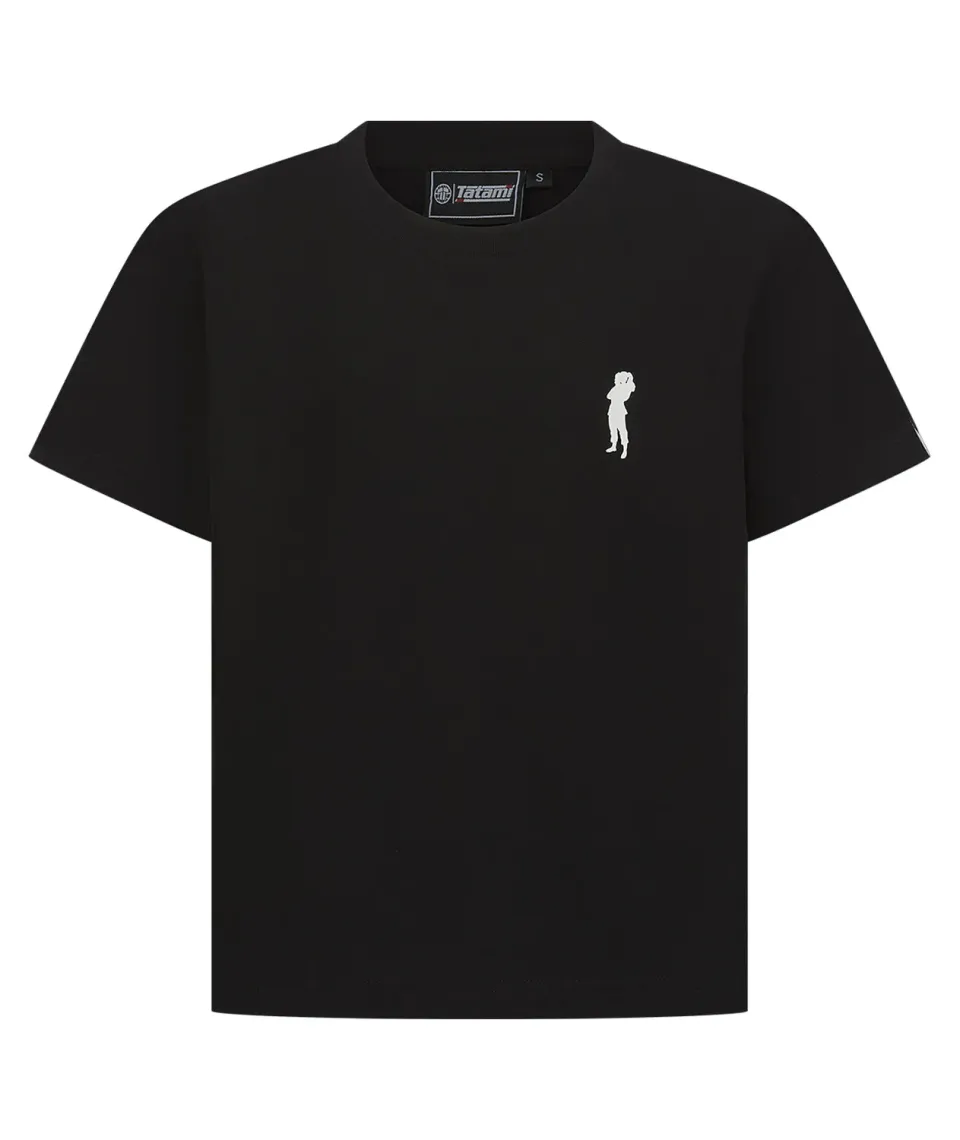 Tatami Helena t-shirt bimbi nera in cotone