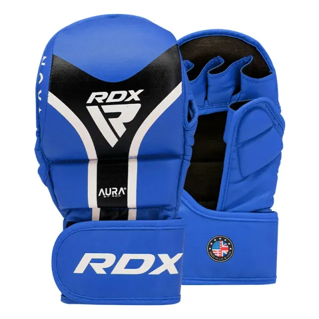 RDX Aura Plus T-17 guanti MMA grappling nero