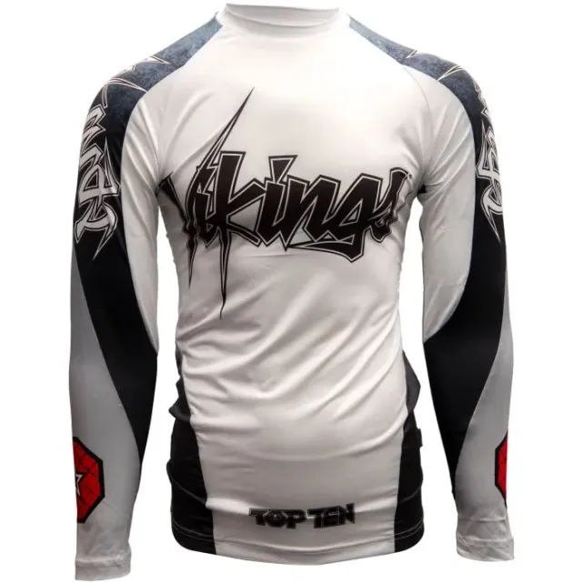 TOP TEN MMA Power Ink Vikings rash guard MMA elasticizzata