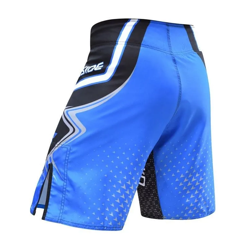 RDX R7 Pantaloncini MMA Nero-Blu Flex Taglia M
