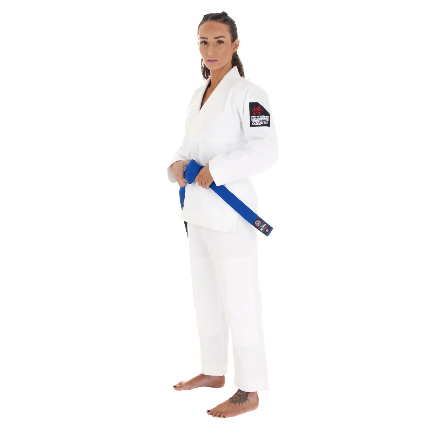 Tatami Hokori 2.0 kimono BJJ donna bianco leggero