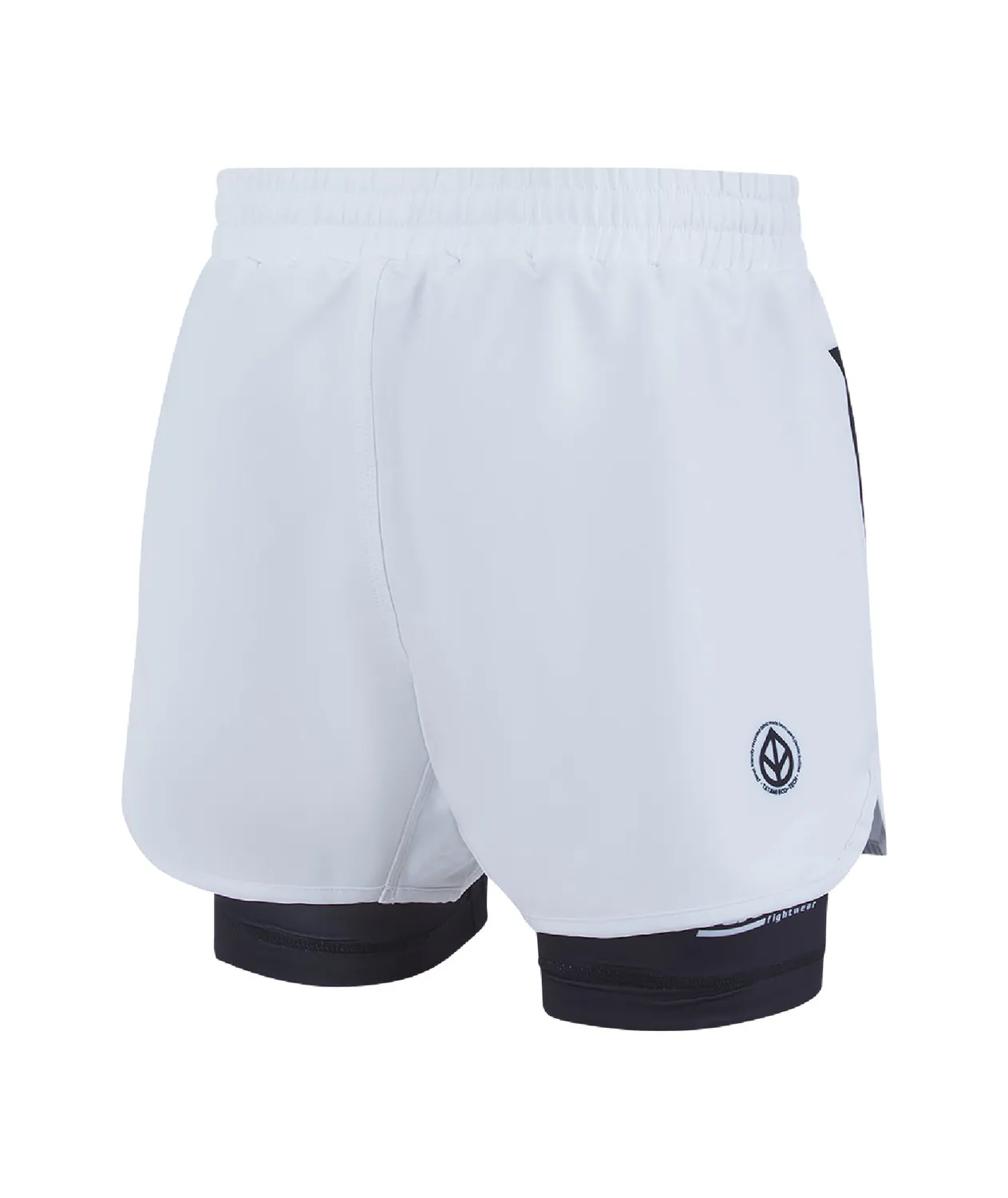 Tatami Fightwear IBJJF Ranked Shorts Ibridi Nero Bianco